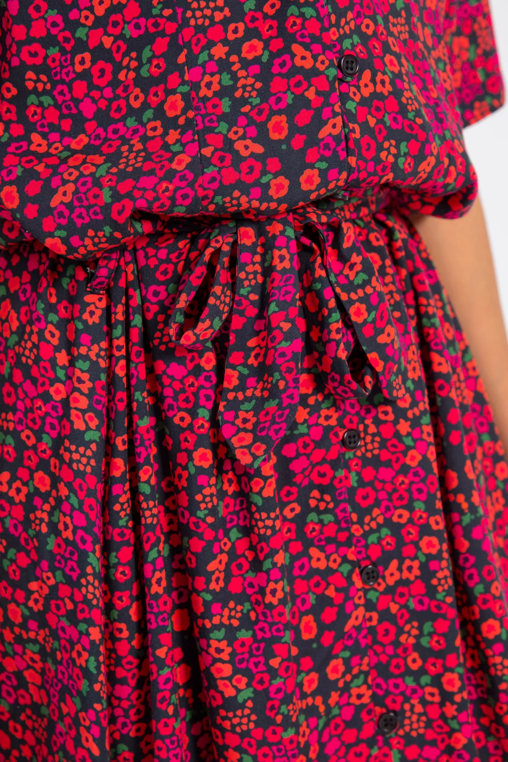 DITSY FLORAL PRINT SHIRT DRESS